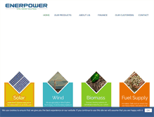 Tablet Screenshot of enerpower.ie